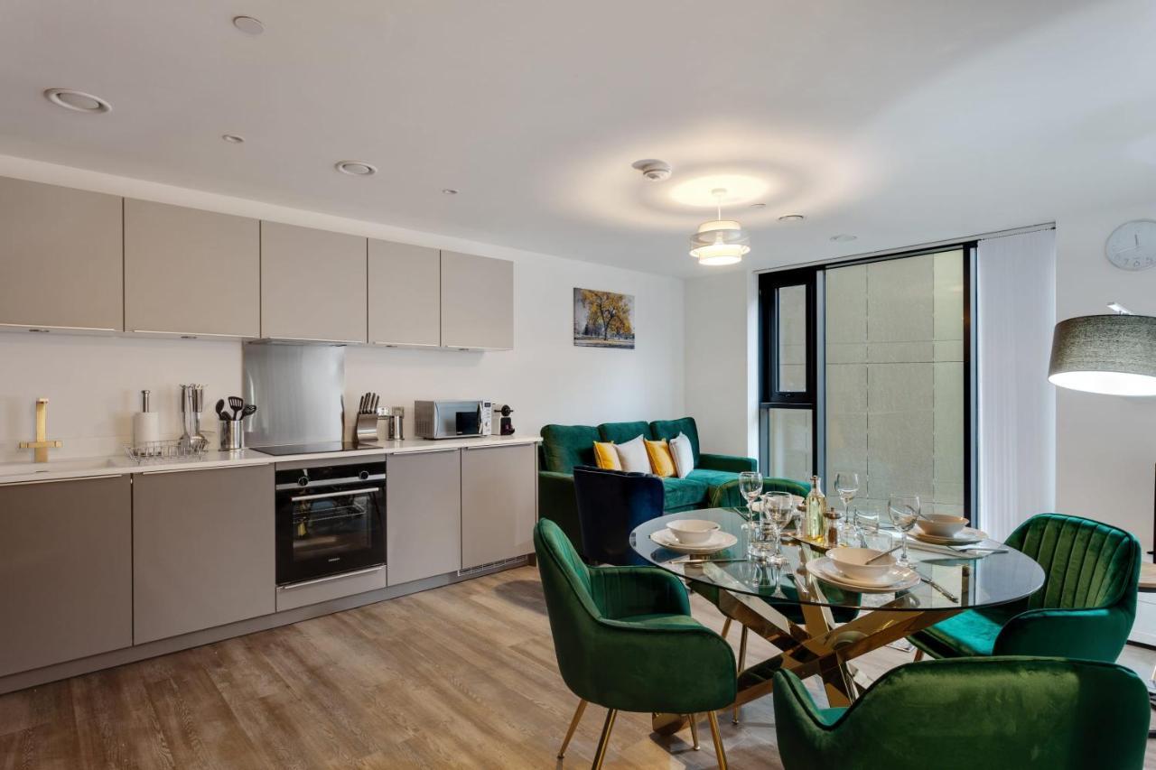 Stunning Modern 1Br Flat In Central Birmingam Exterior foto